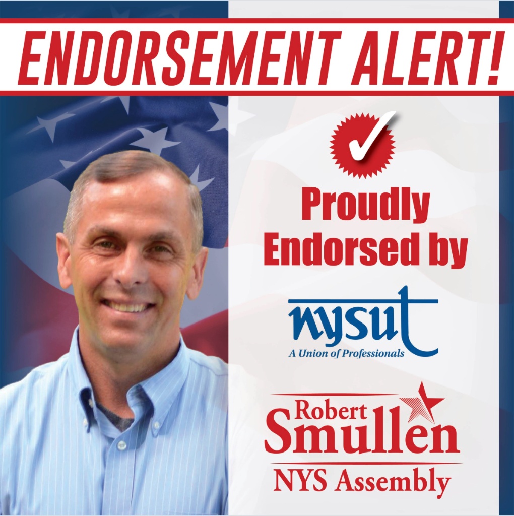 Robert Smullen NYSUT Endorsement Alert